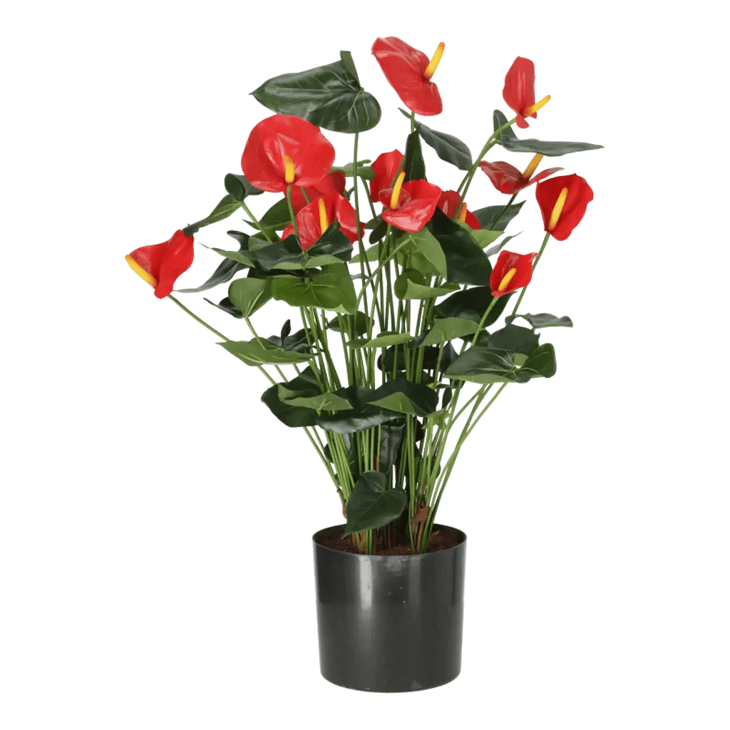 Kunstig Anthurium H: 85 cm.