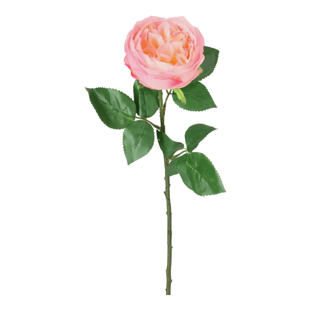 Kunstig Rose L: 48 cm.