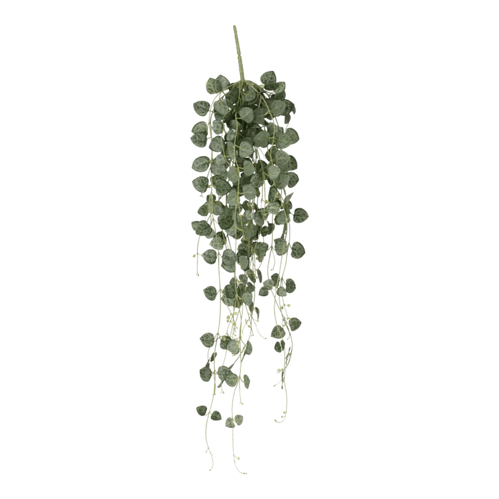 Kunstig hjerteranke mørk grøn - L: 50 cm.