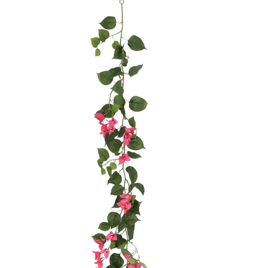 Closeup af Kunstig Bougainvillea L: 180 cm.
