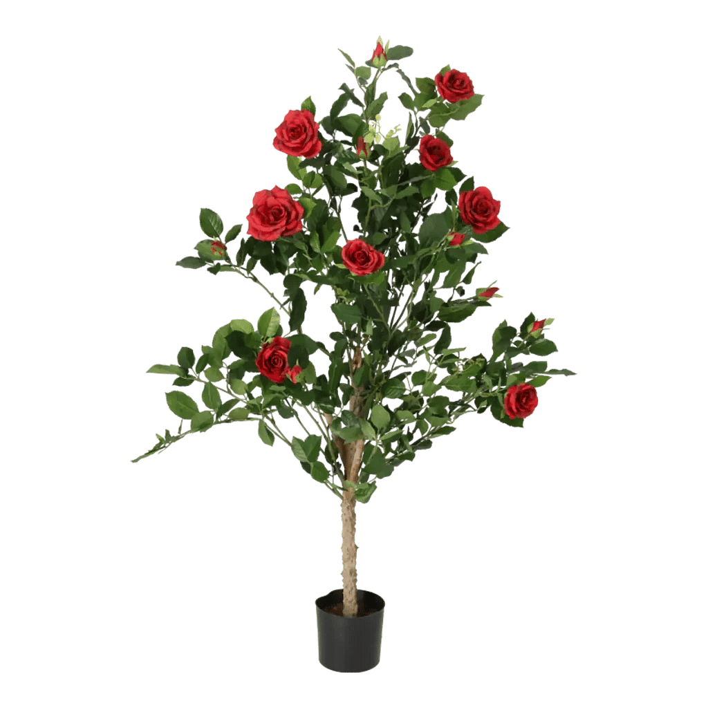 Kunstig Rosentræ H: 120 cm.