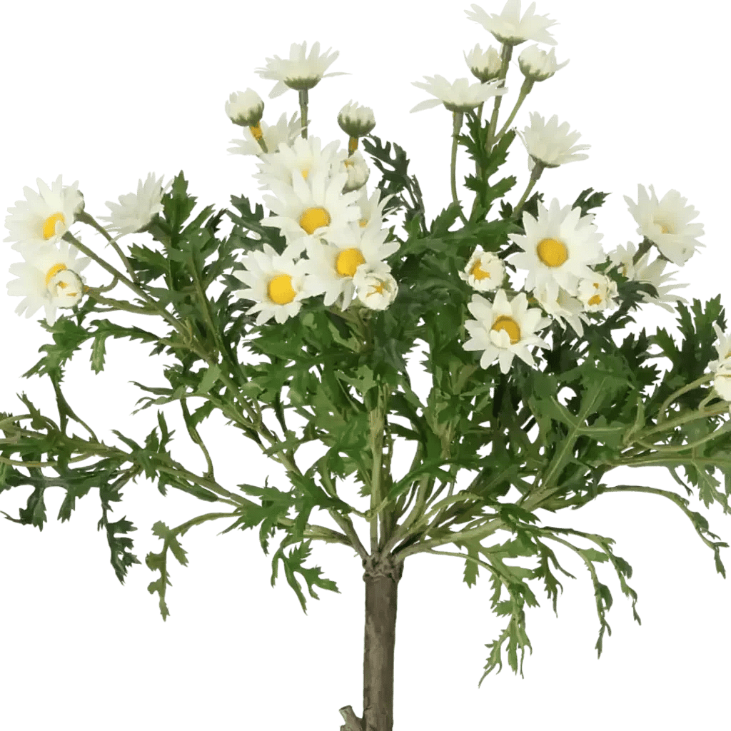 Closeup af Kunstig Marguerit opstammet H: 60 cm.
