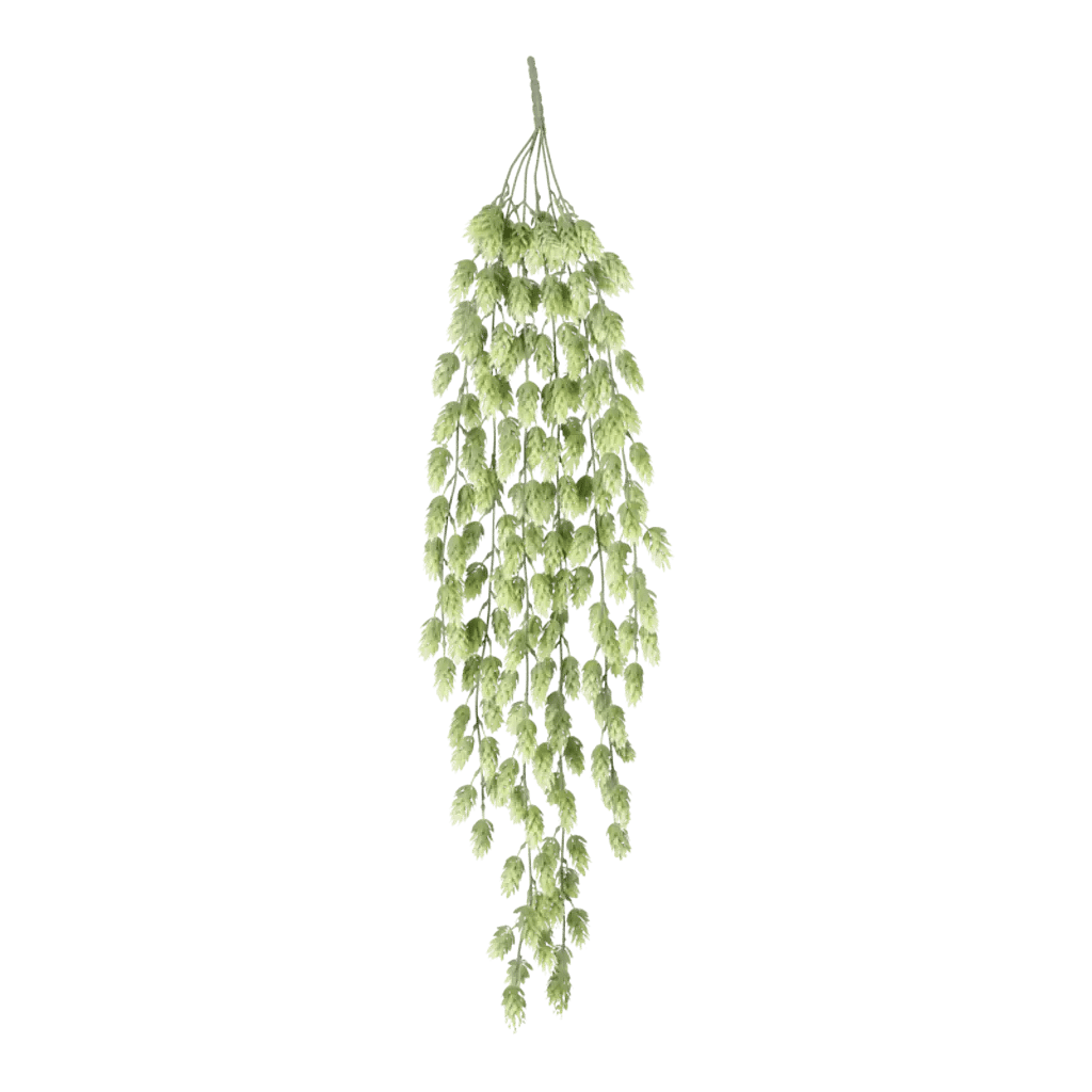 Kunstig humle hængeplante - L: 80 cm.