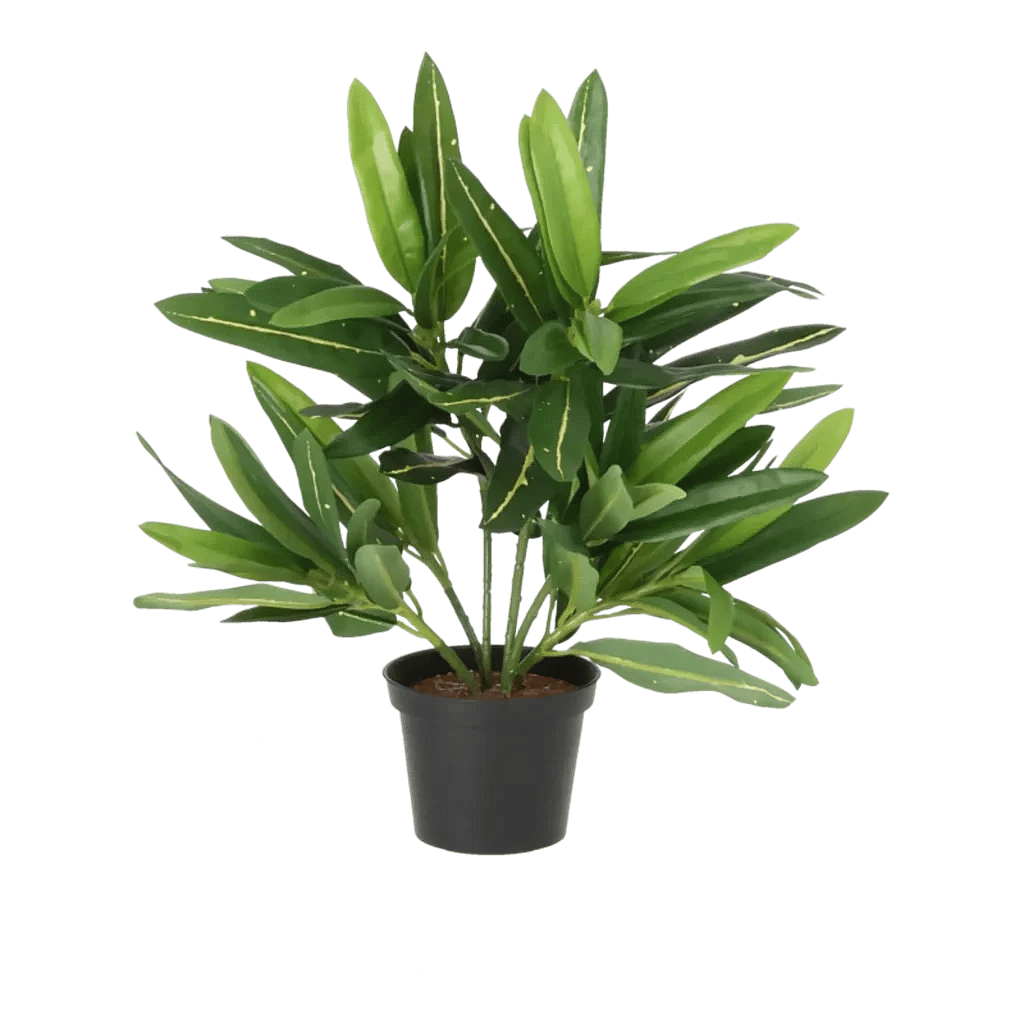 Kunstig croton plante - H: 31 cm.