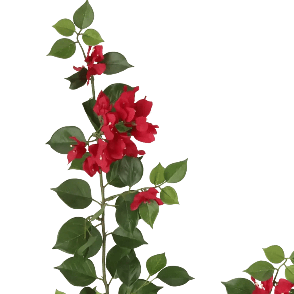 Closeup af Kunstig Bougainvillea L: 83 cm.