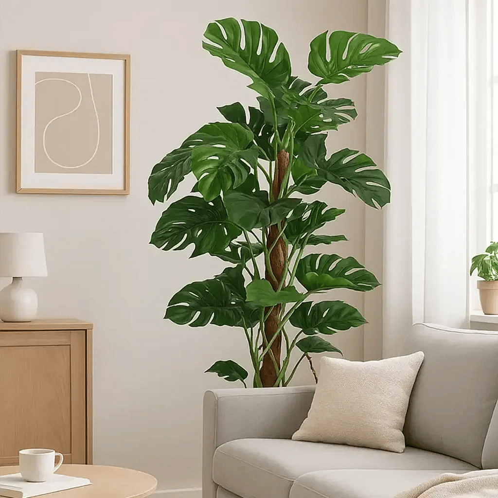 Kunstig Monstera Deliciosa Split H: 140 cm.