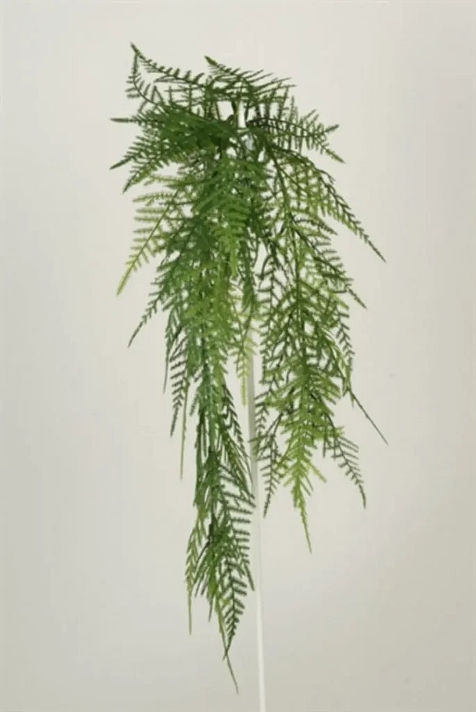 Kunstig bregne hængeplante - L: 58 cm.