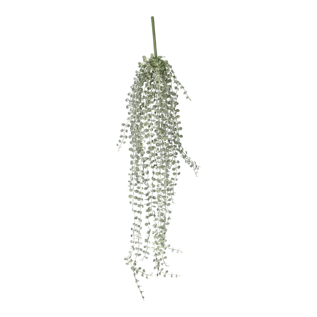 Kunstig mini blad hængeplante - L: 72 cm.