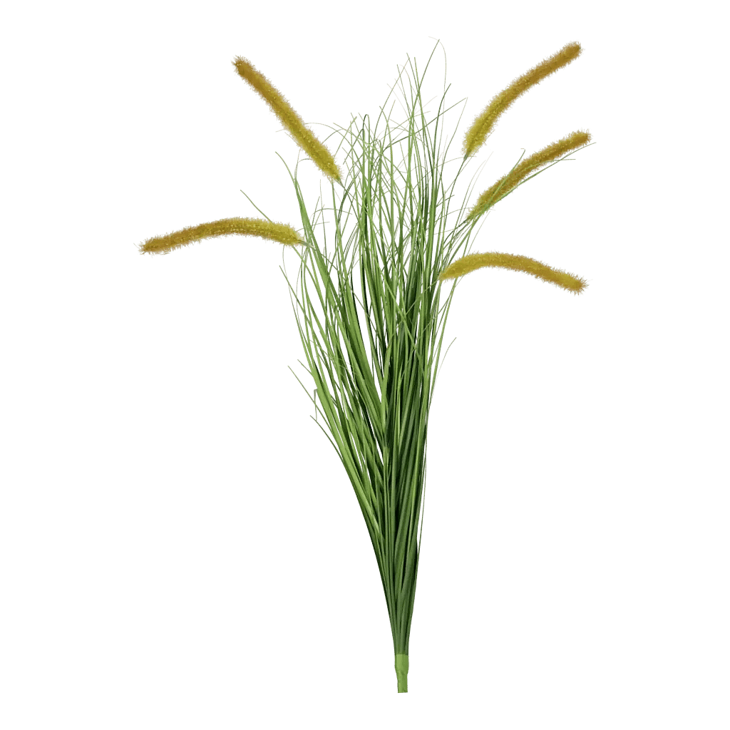 Kunstig ornamental græs stilk - L: 80 CM.