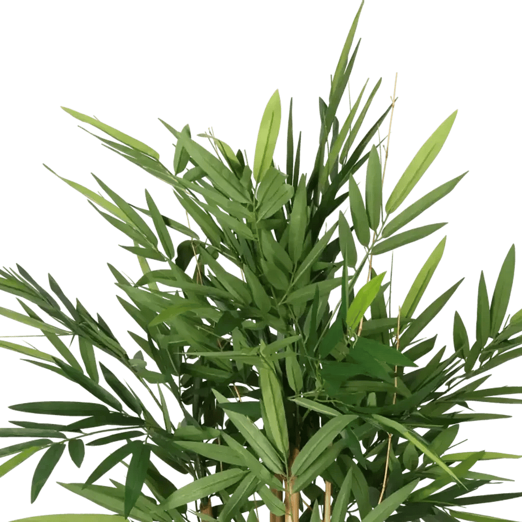 Closeup af Kunstig Bambus H: 115 cm.