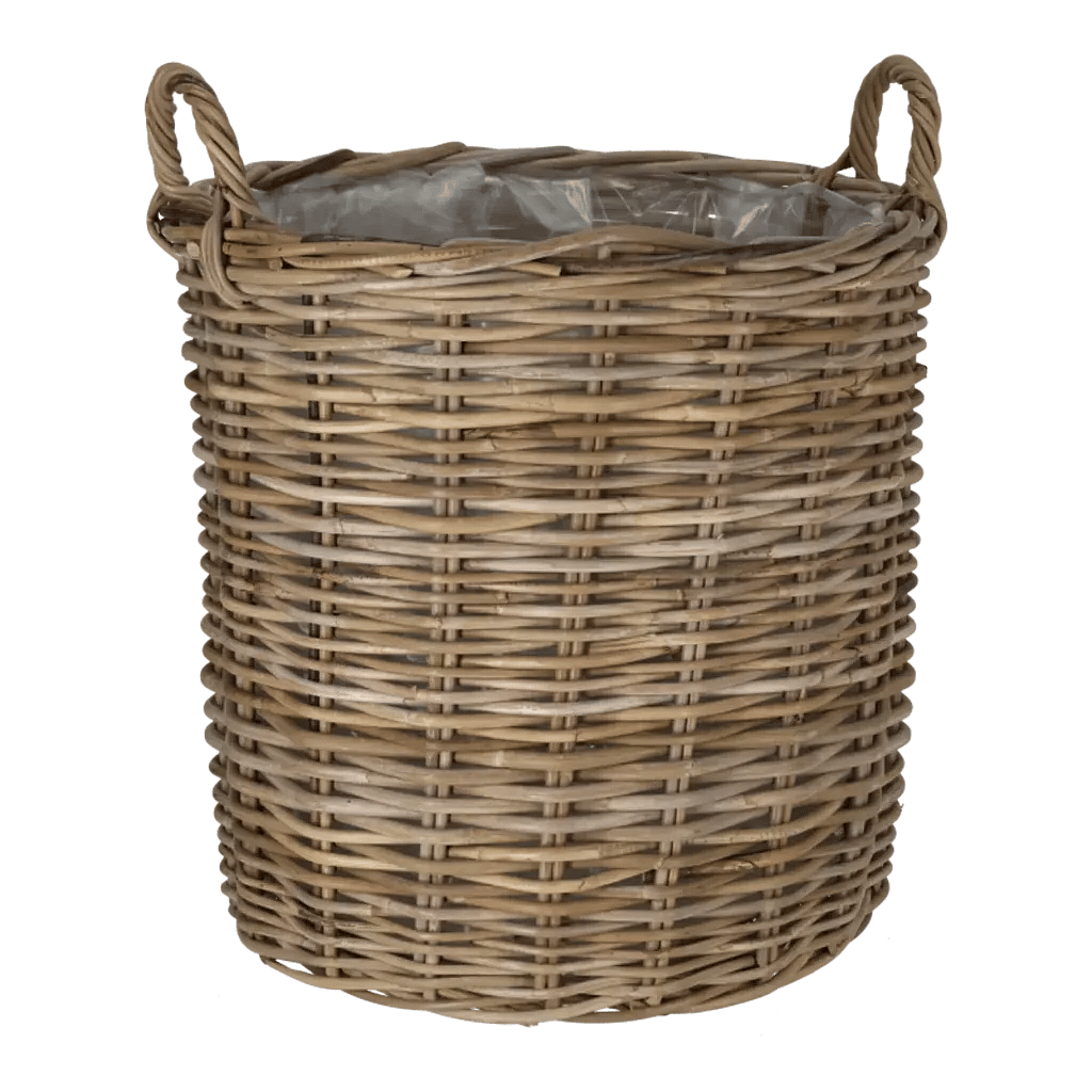 Rattan kurv rund Ekstra large.