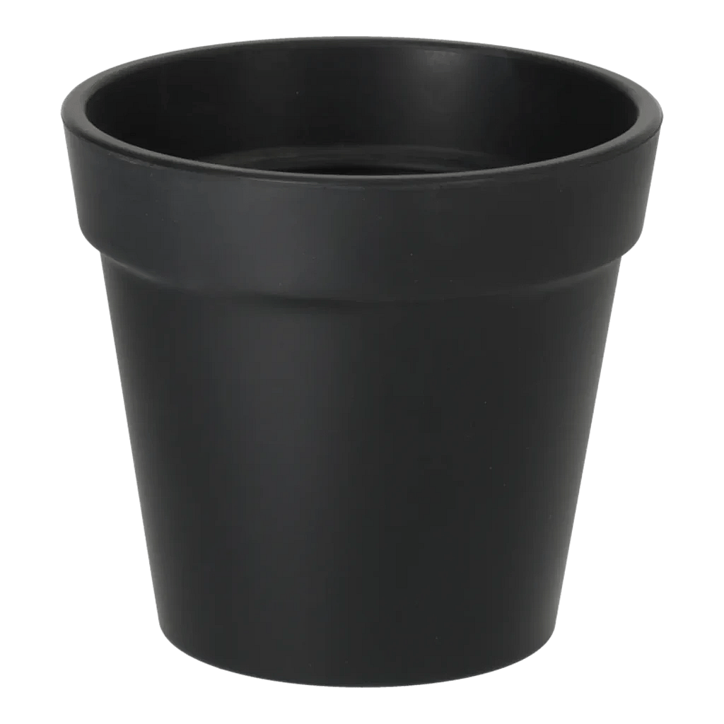 Gummi potte rund - H. 14 cm.