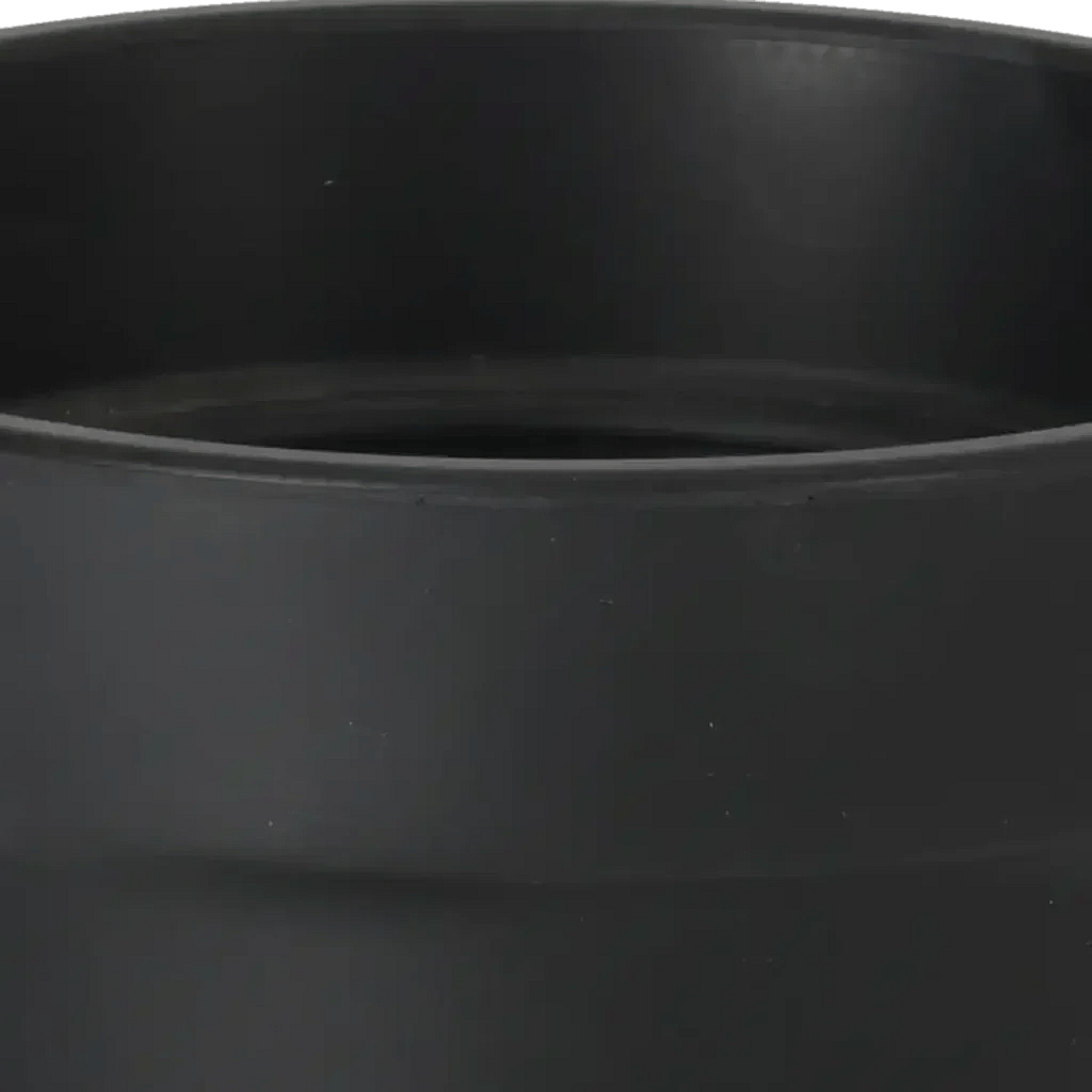 Closeup af Gummi potte rund H. 14 cm.