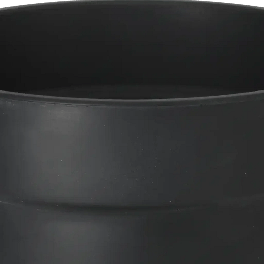 Closeup af Gummi potte rund L H. 17 cm.