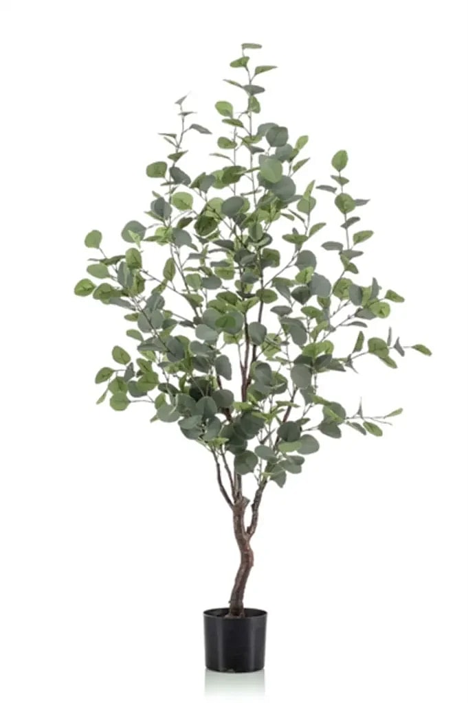 Kunstig eukalyptus træ - H: 120 cm.