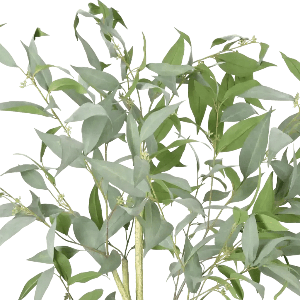 Closeup af Kunstig Eucalyptus Globulus H: 115 cm.