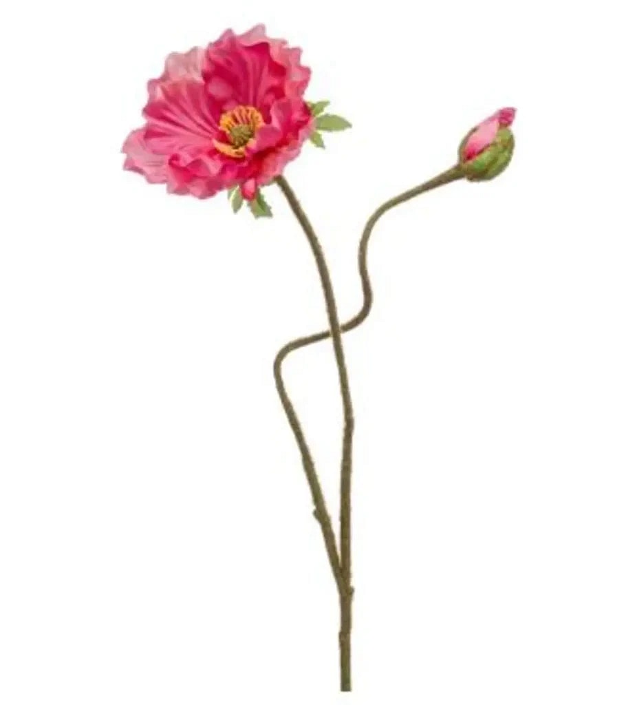 Kunstig Valmue L: 74 cm.