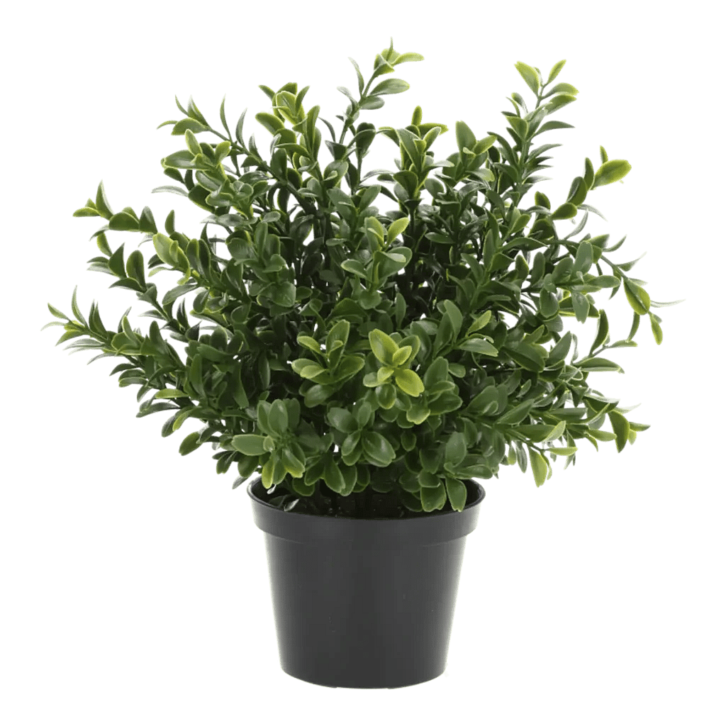 Kunstig buksbom busk H: 26 cm.