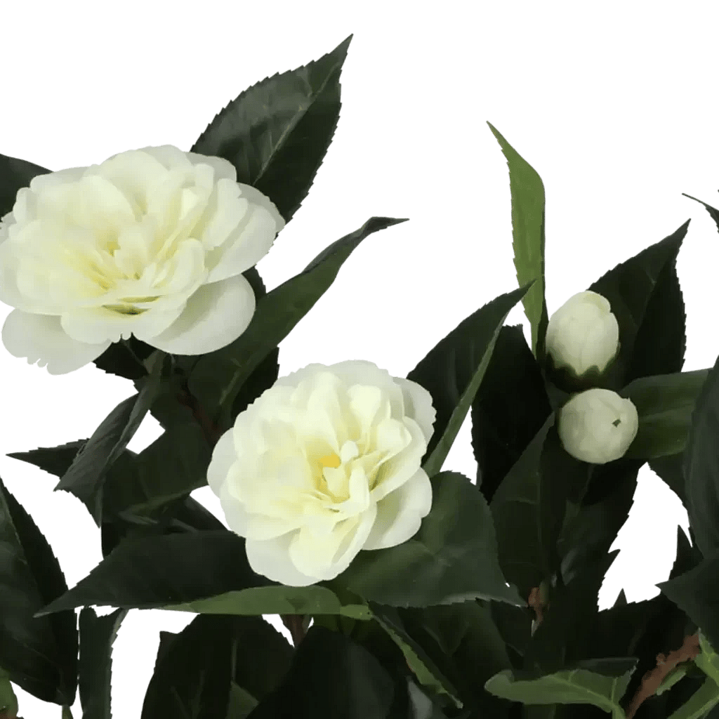Closeup af Kunstig camellia japonica H: 42 cm.