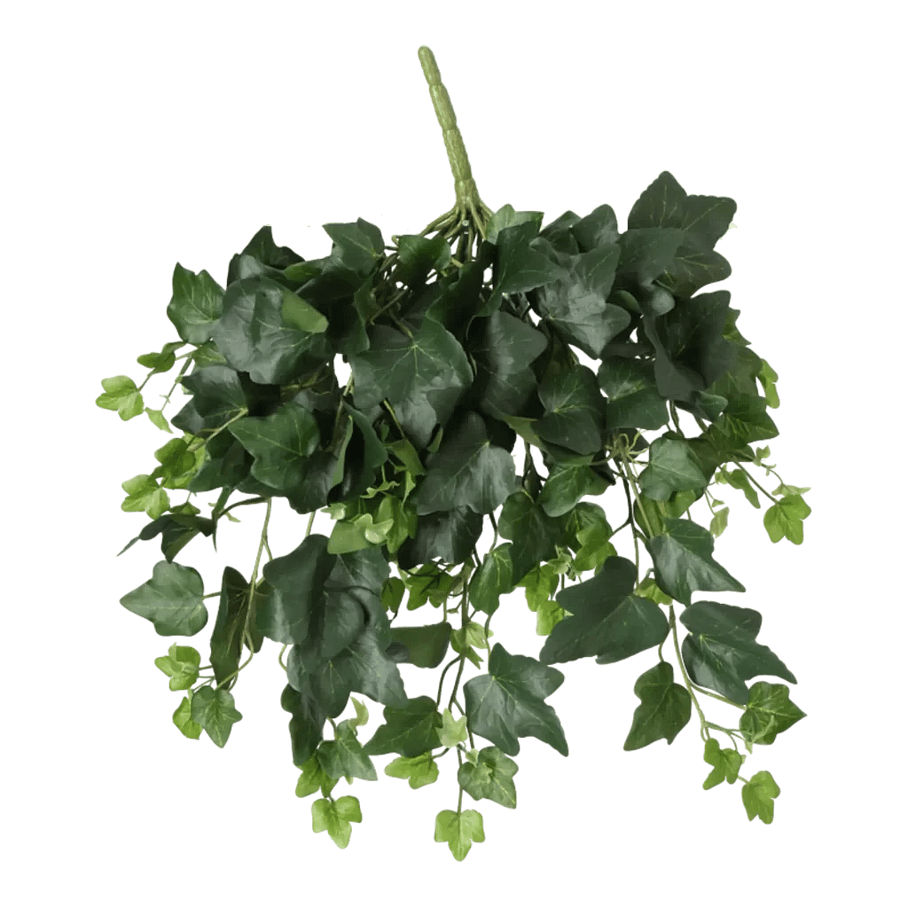 Kunstig efeu hængeplante grøn - L: 45 cm.