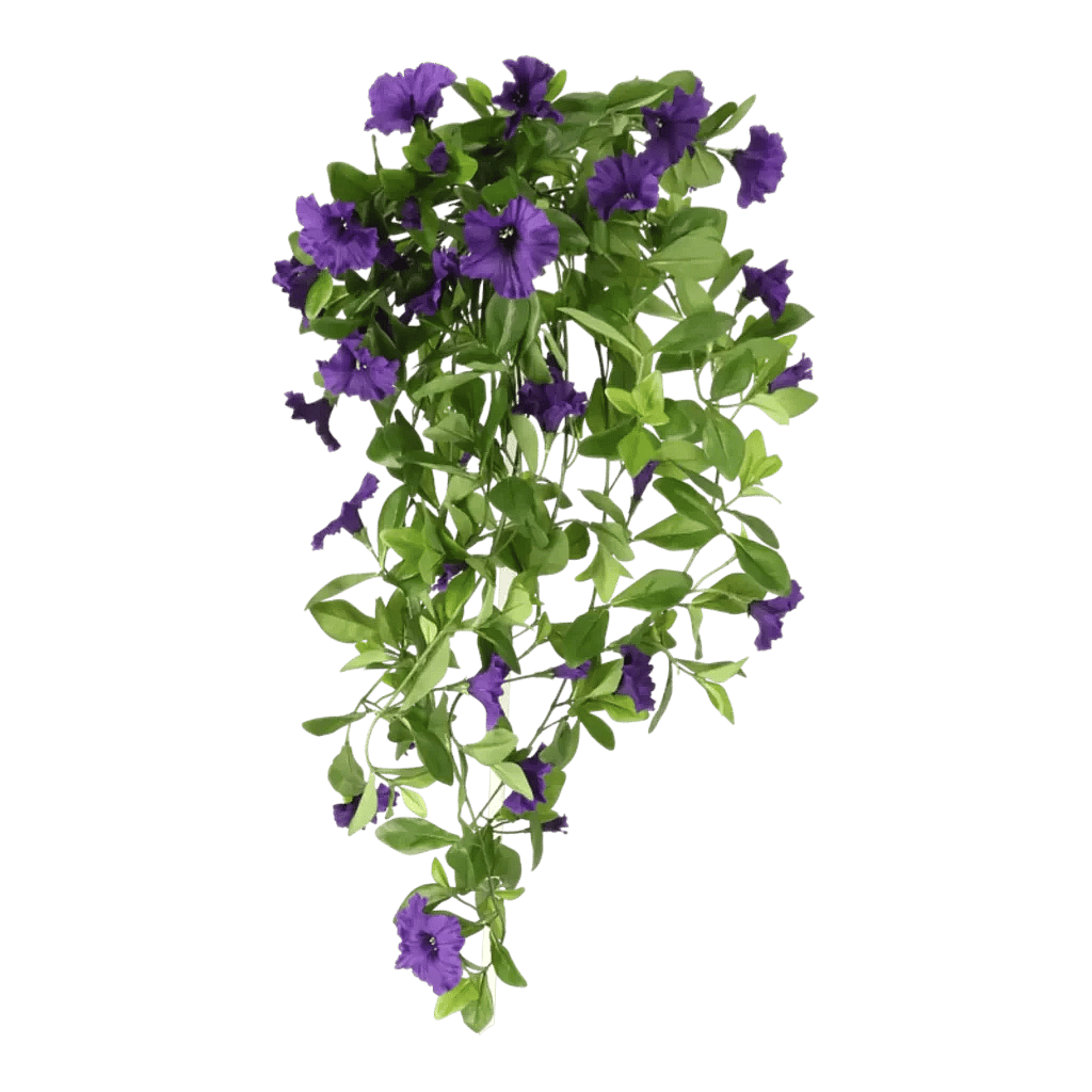 Kunstig Petunia hængeplante L: 85 cm.