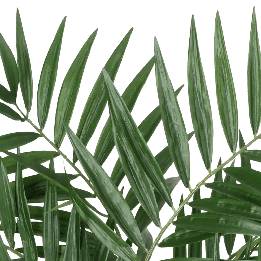 Closeup af Kunstig Palme H: 40 cm.