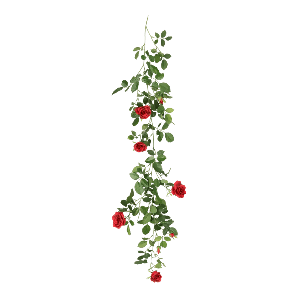 Kunstig Roseranke L: 147 cm.