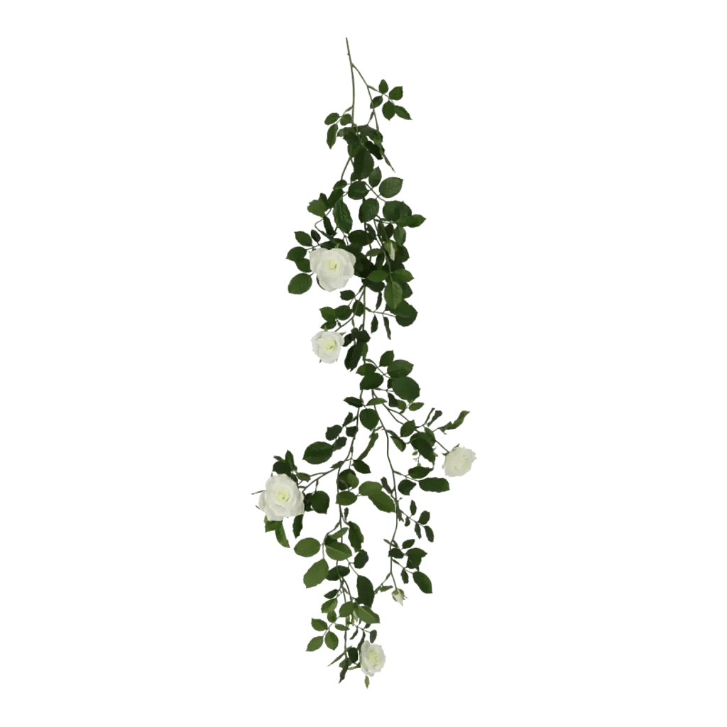 Kunstig Roseranke L: 147 cm.