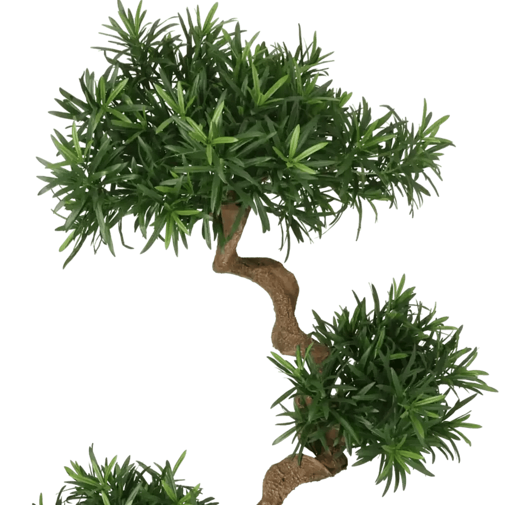 Closeup af Kunstig Podocarpus H: 135 cm.
