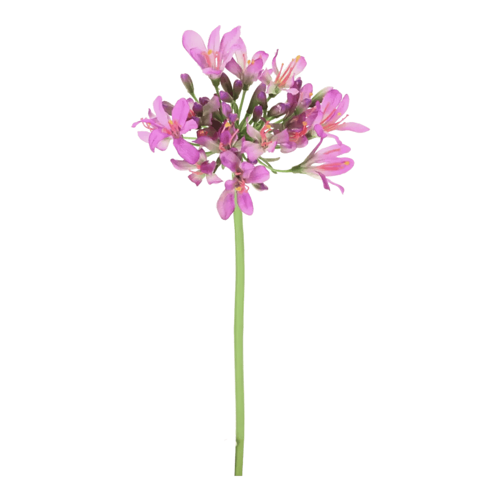 Kunstig skærmlilje stilk i lilla - L: 45 cm.