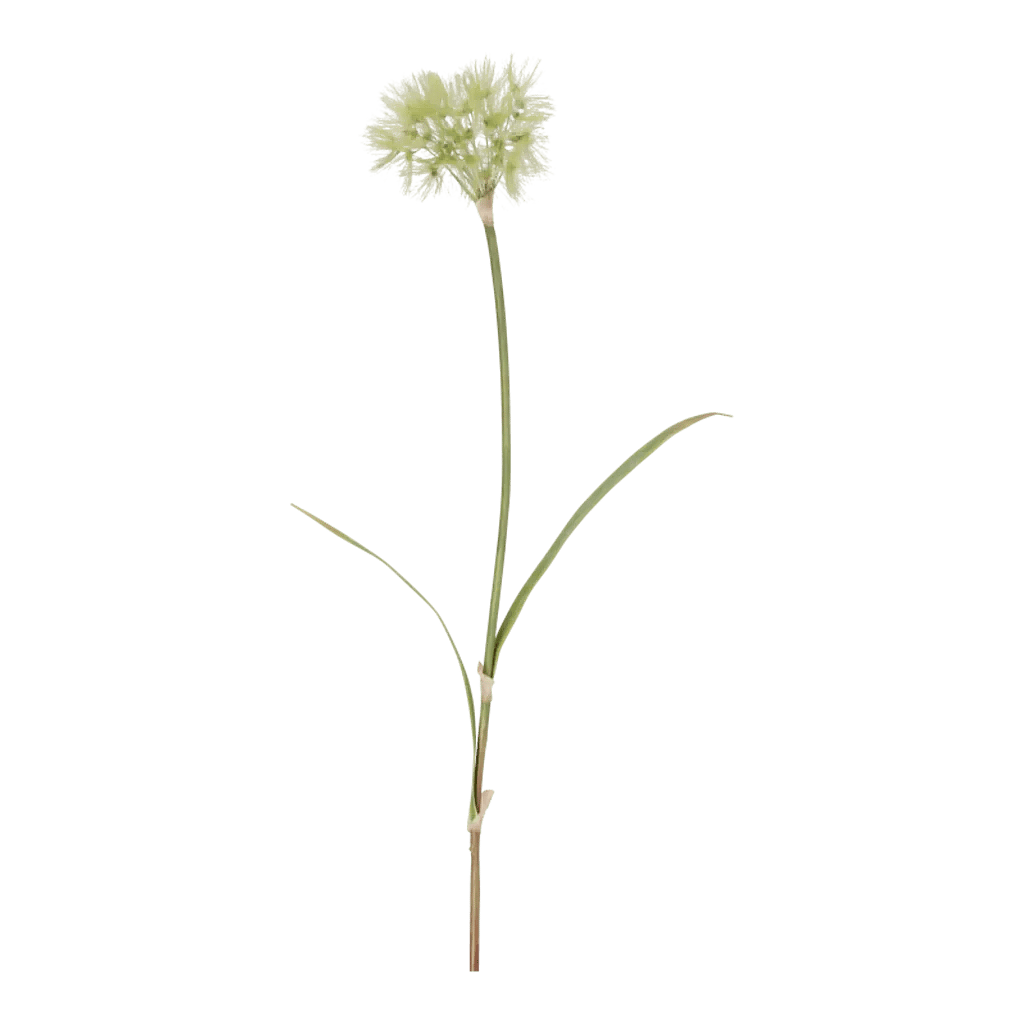 Kunstig grøn mælkebøtte stilk - L: 105 cm.
