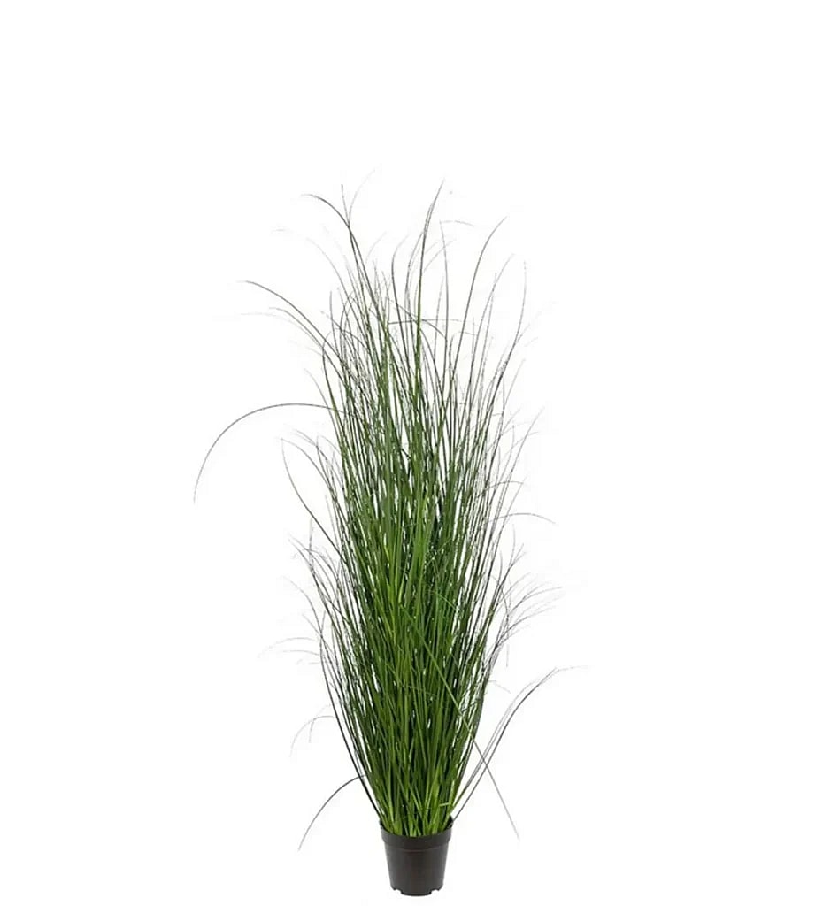 Kunstig græs i potte H: 140 cm.