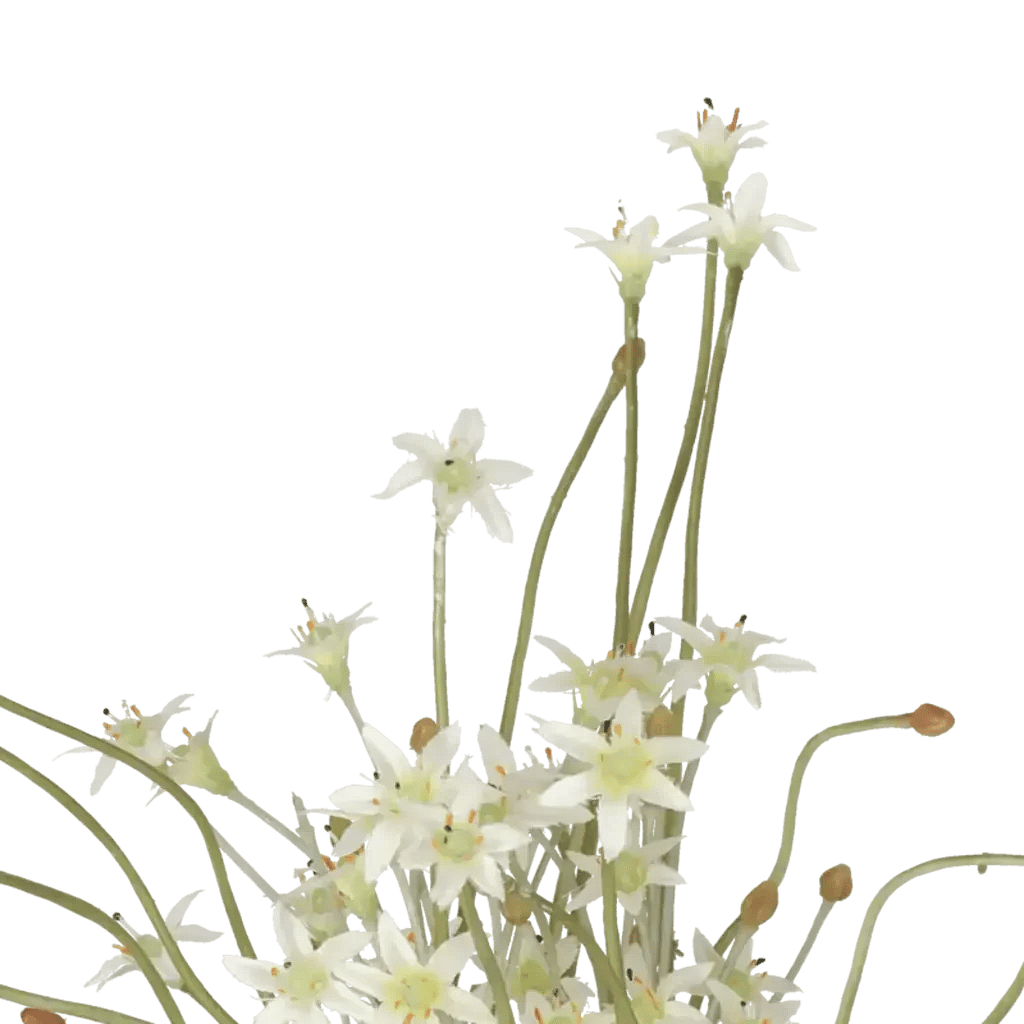 Closeup af Kunstig mini blomst H: 26 cm.