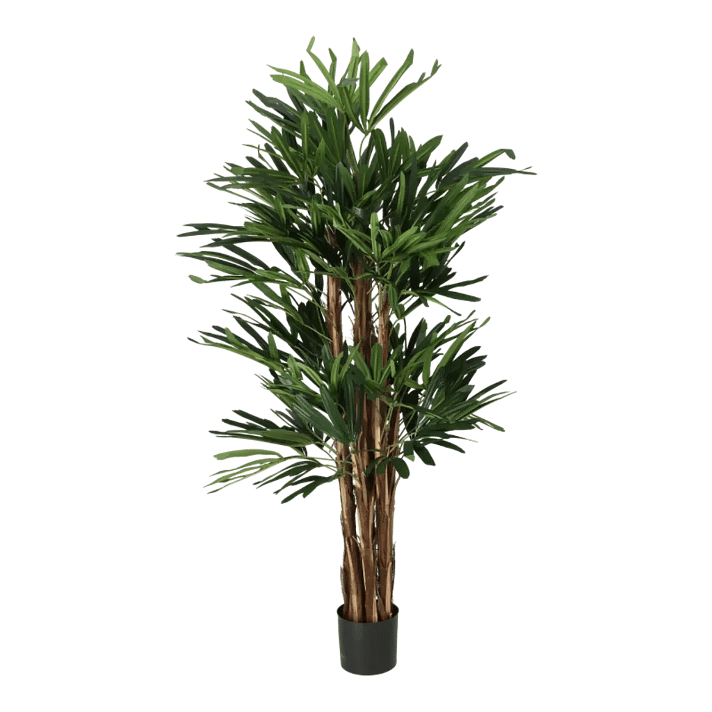 Kunstig Rhaphis palme H: 140 cm.