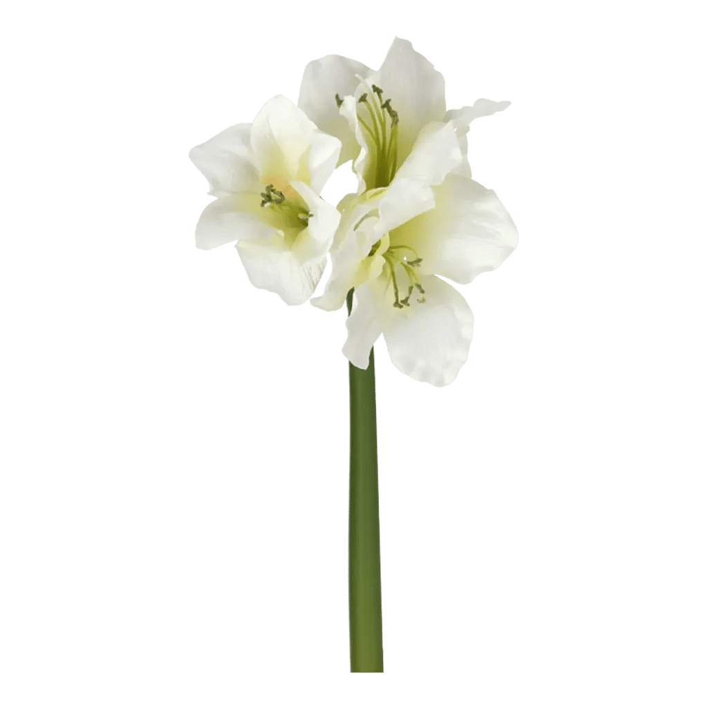 Kunstig Amaryllis stilk i creme - L: 60 cm.