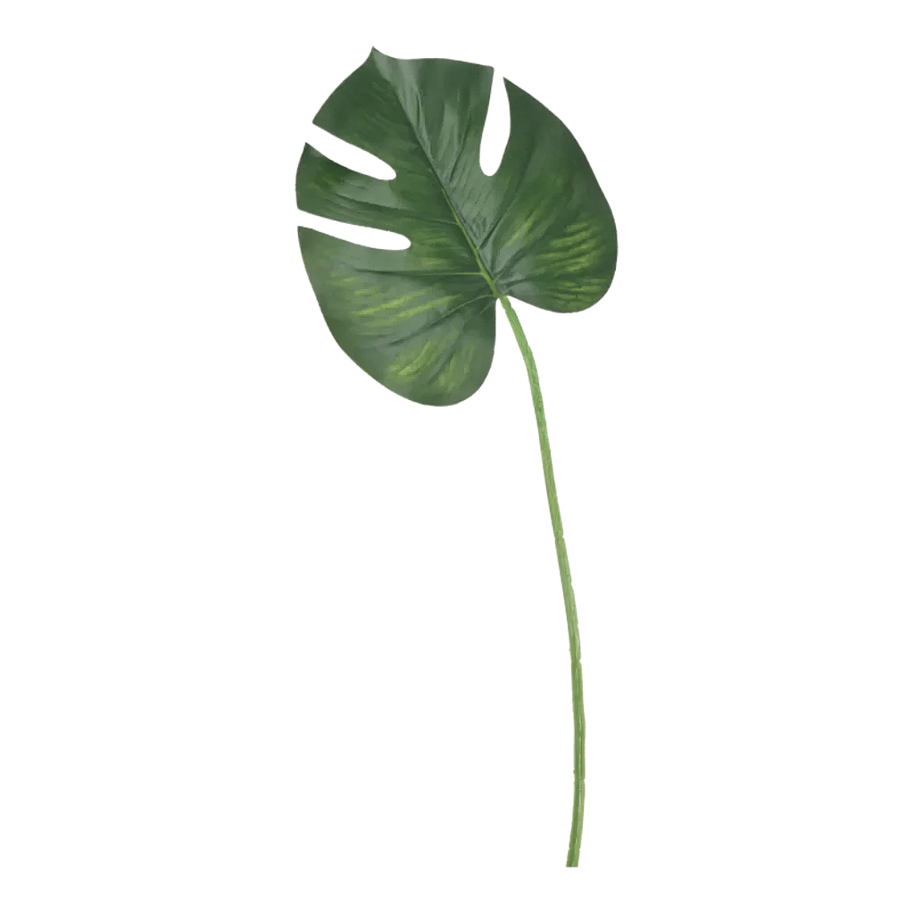 Kunstig Monstera blad L: 60 cm.