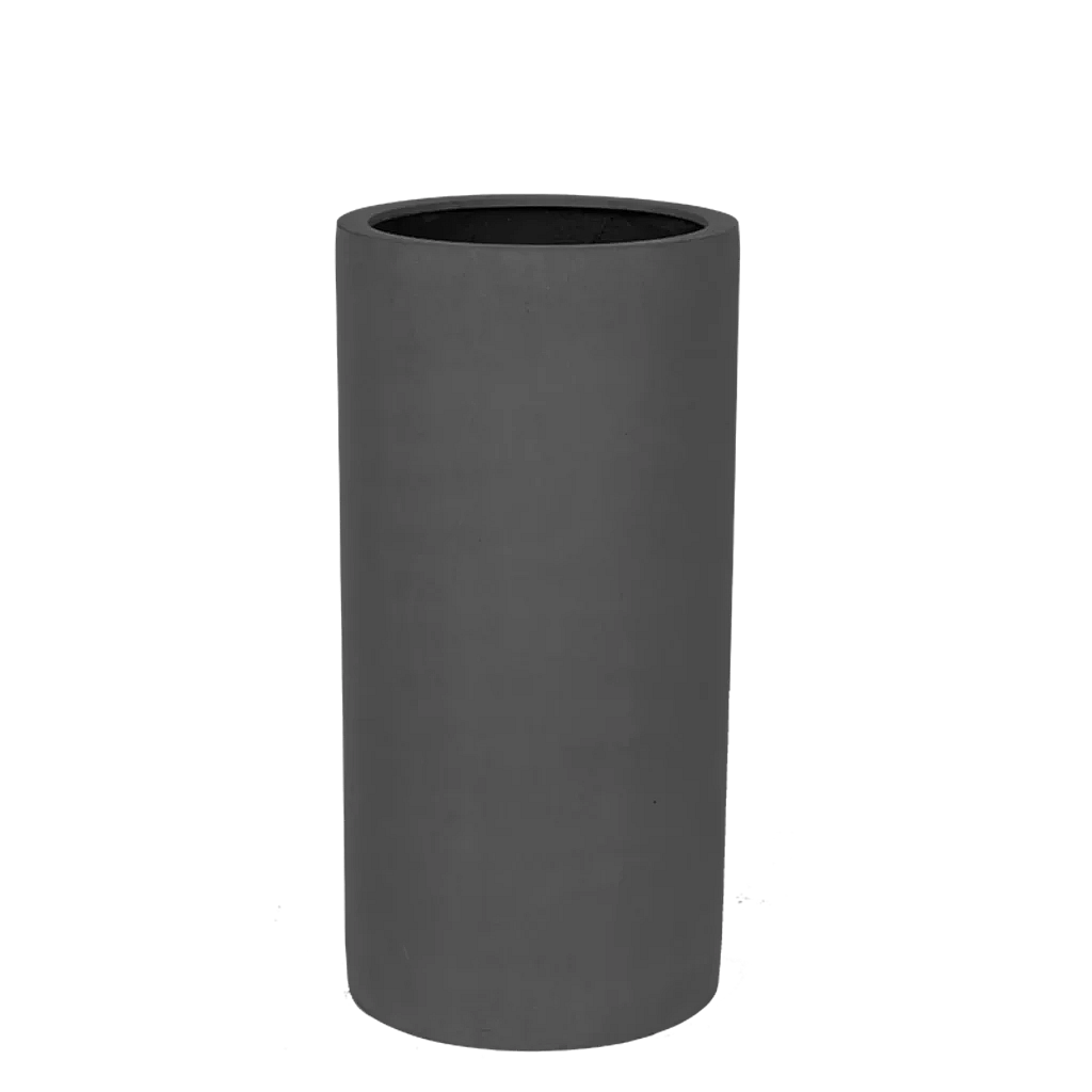 Seine Cylinder grå H: 80 cm.