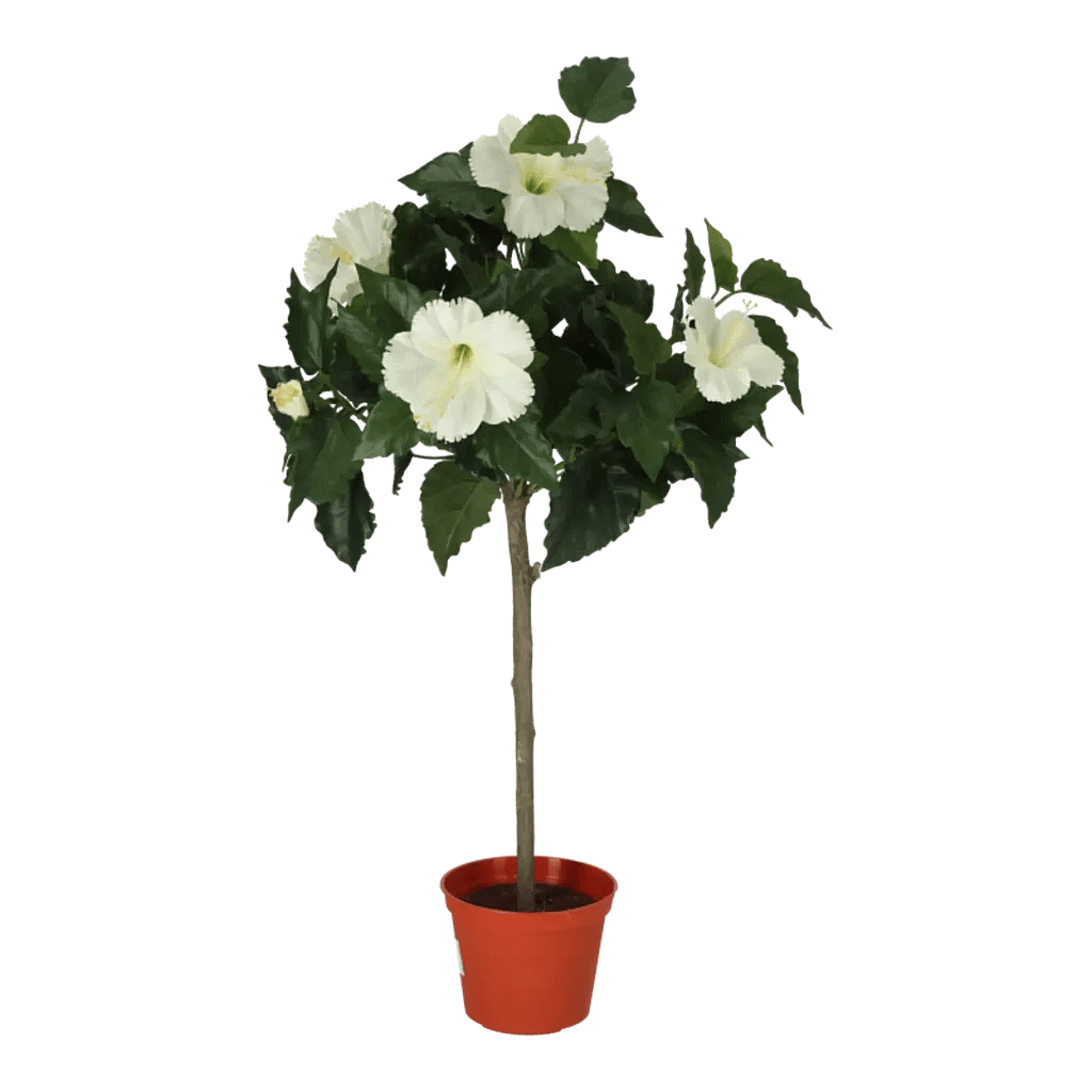 Kunstig Hibiscus opstammet H: 66 cm.