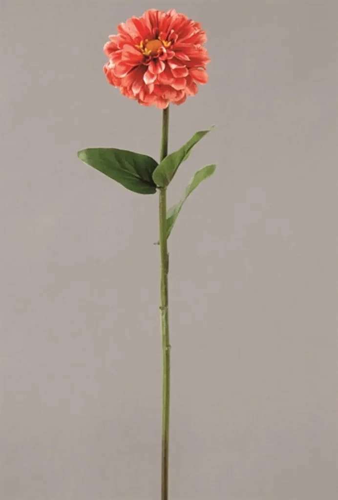 Kunstig lyserød Frøkenhat stilk - L: 45 cm.