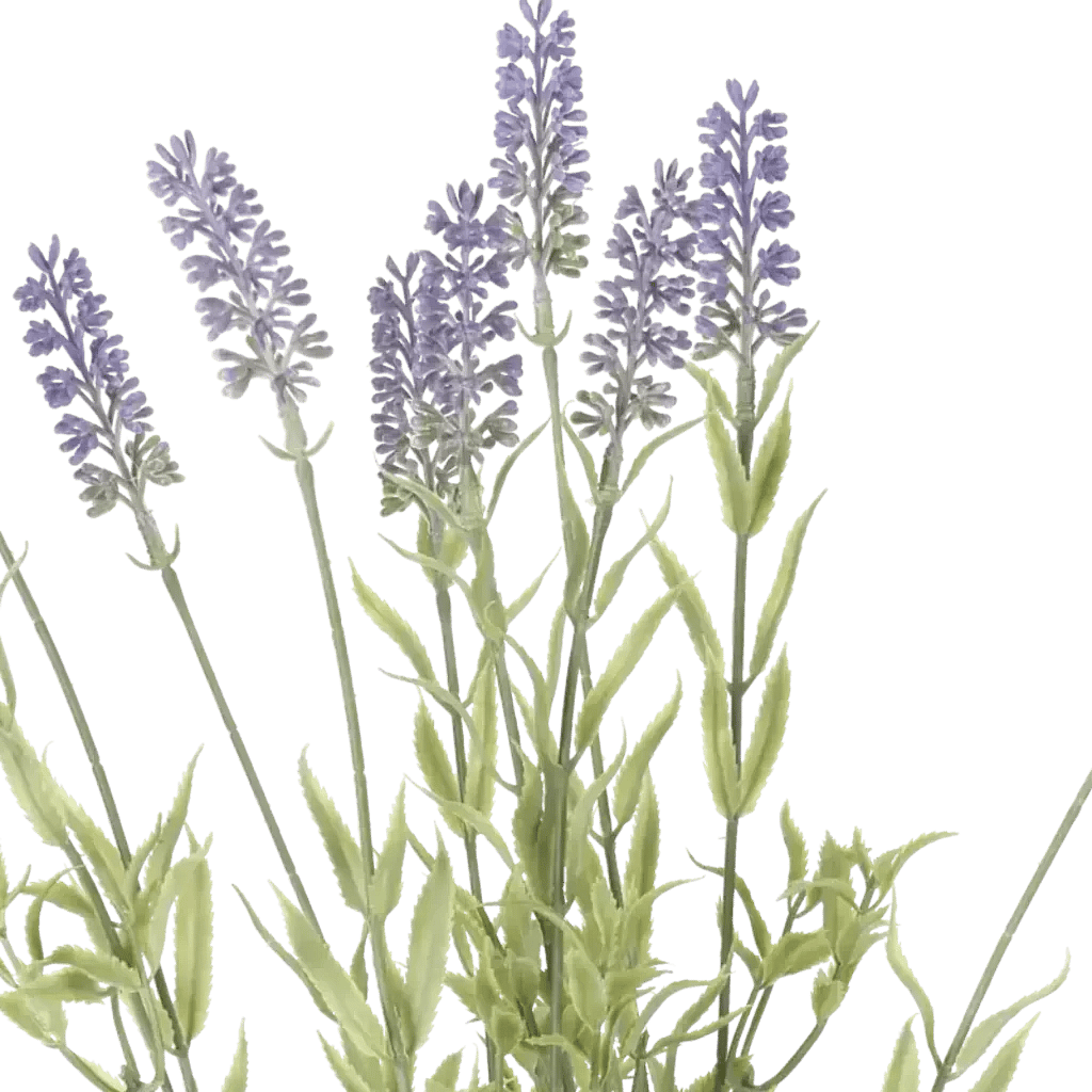 Closeup af Kunstig Lavendel H: 45 cm.