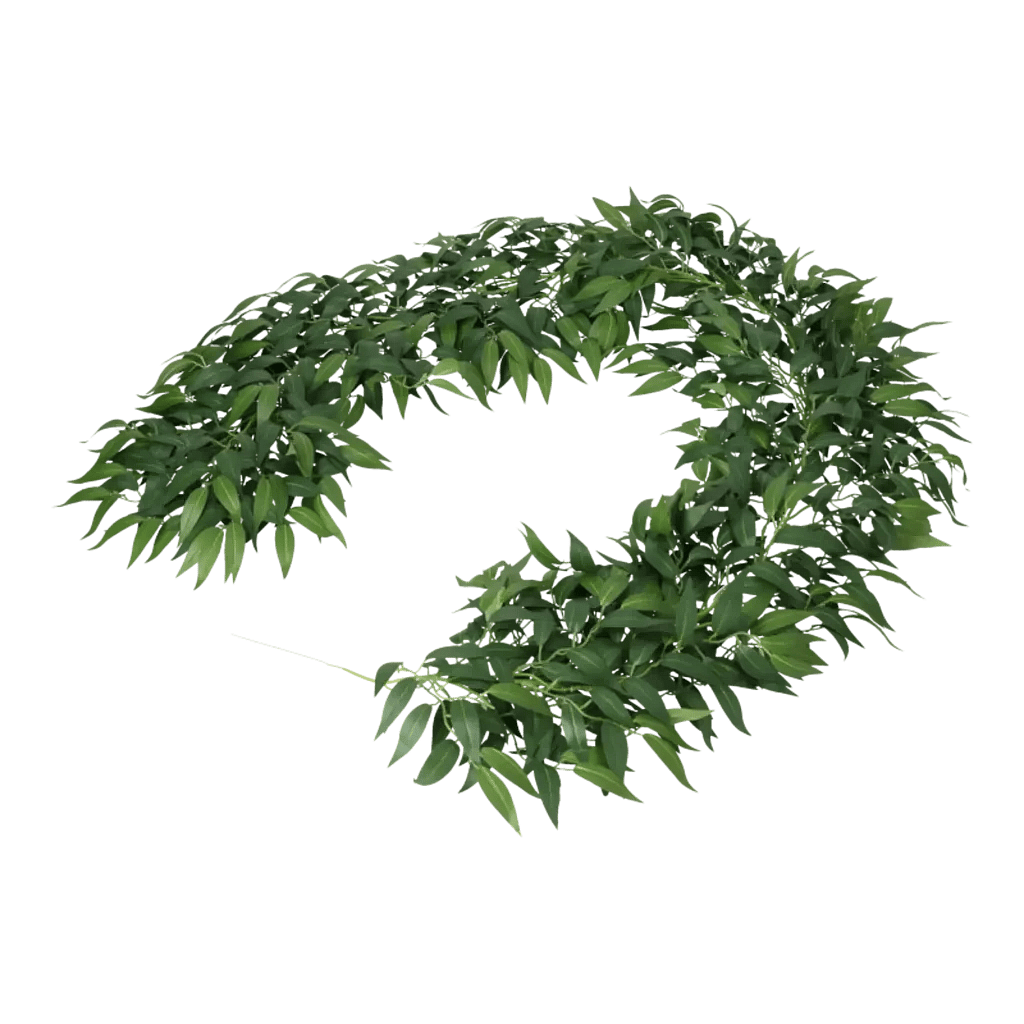 Kunstig Ruscus Garland Ranke - L: 190 cm.