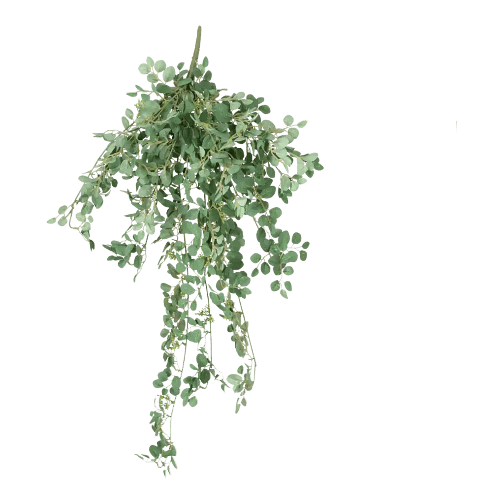 Kunstig Eukalyptus hængeplante L: 80 cm.