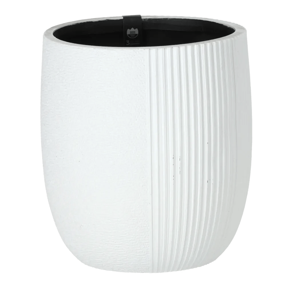 Capi krukke Elegant High Split hvid - 12x12x15 cm.
