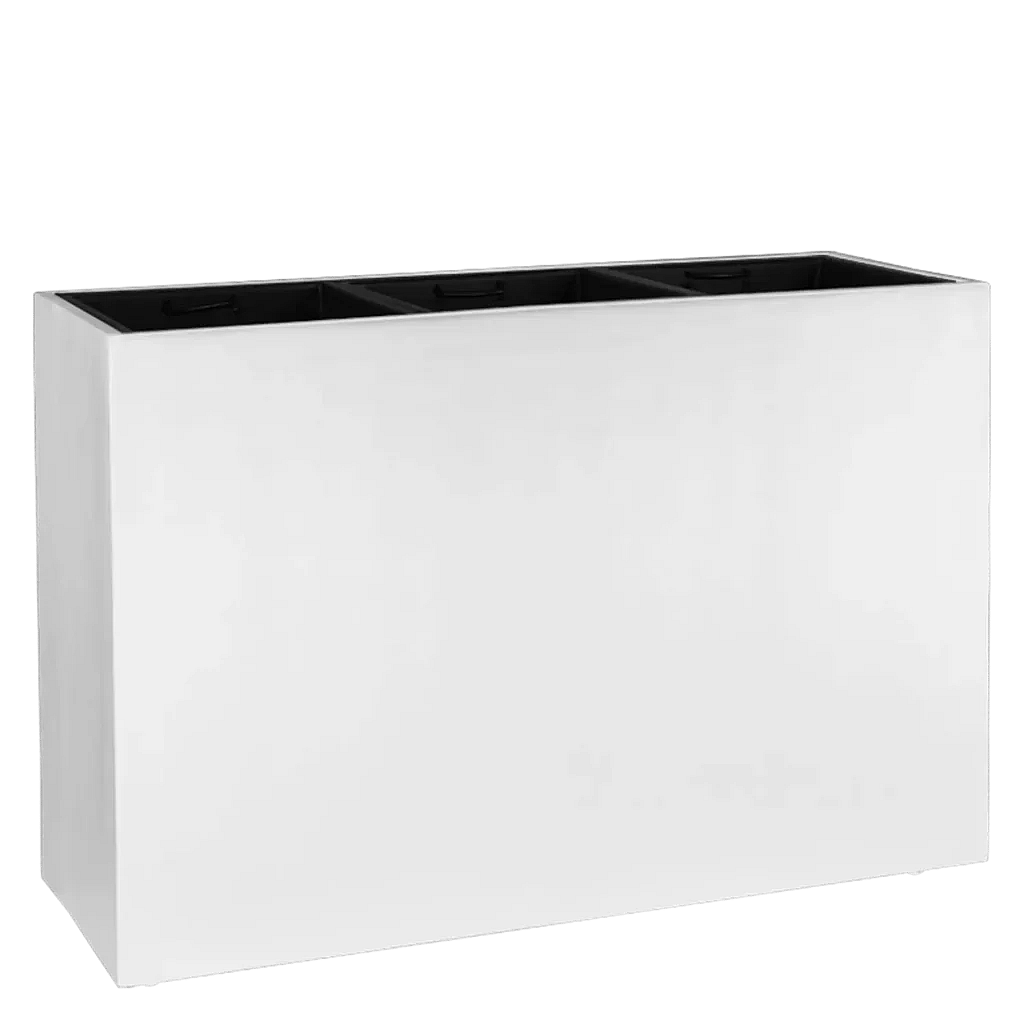 Dominica potte hvid mat H: 60 cm B: 30 cm L: 83 .