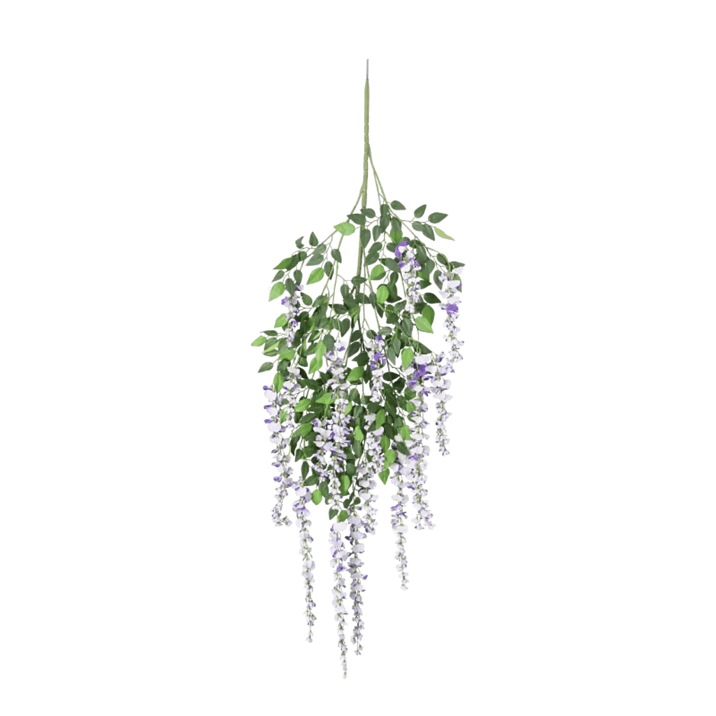 Kunstig Wisteria Lavendel FR L: 125 cm.