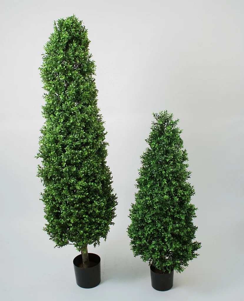 Kunstig Buksbom spiral H: 130 cm.