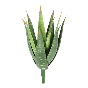 Kunstig aloe vera busk.