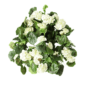 Kunstig Pelargonie hængeplante L: 65 cm.