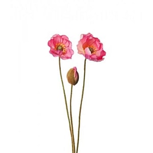Kunstig Valmue H: 75 cm.