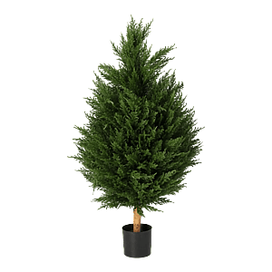 Kunstig cypress kegletræ - H: 110 cm.